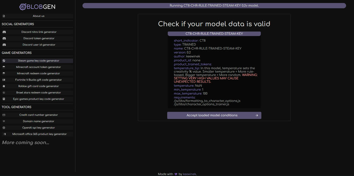 BlobGen screenshot 2 of 3