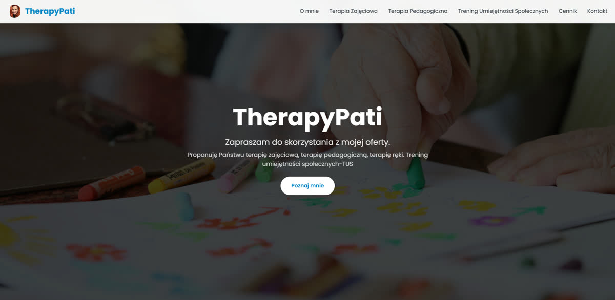 TherapyPati.pl screenshot